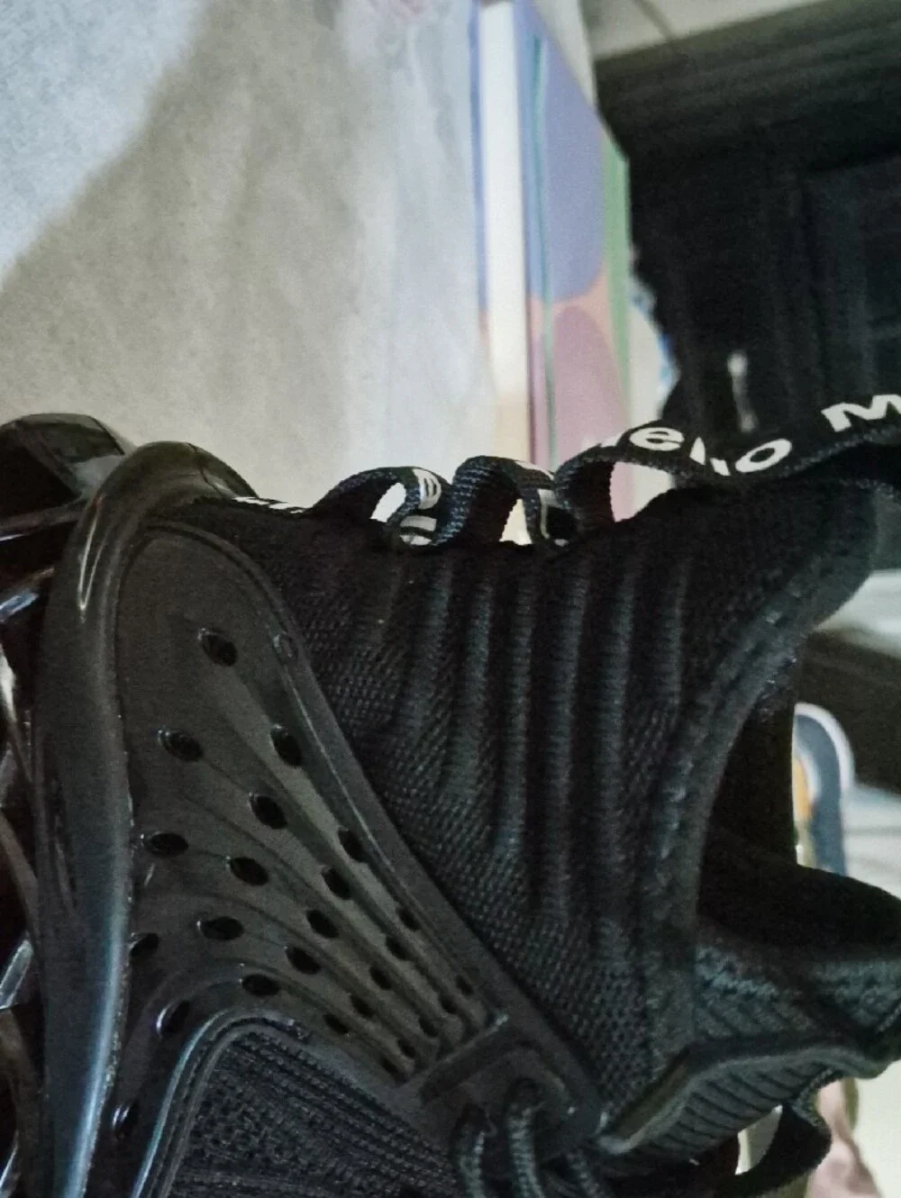 Hello MrLin Black High-Top Blade Sneaker Punk Techwear Shoes
